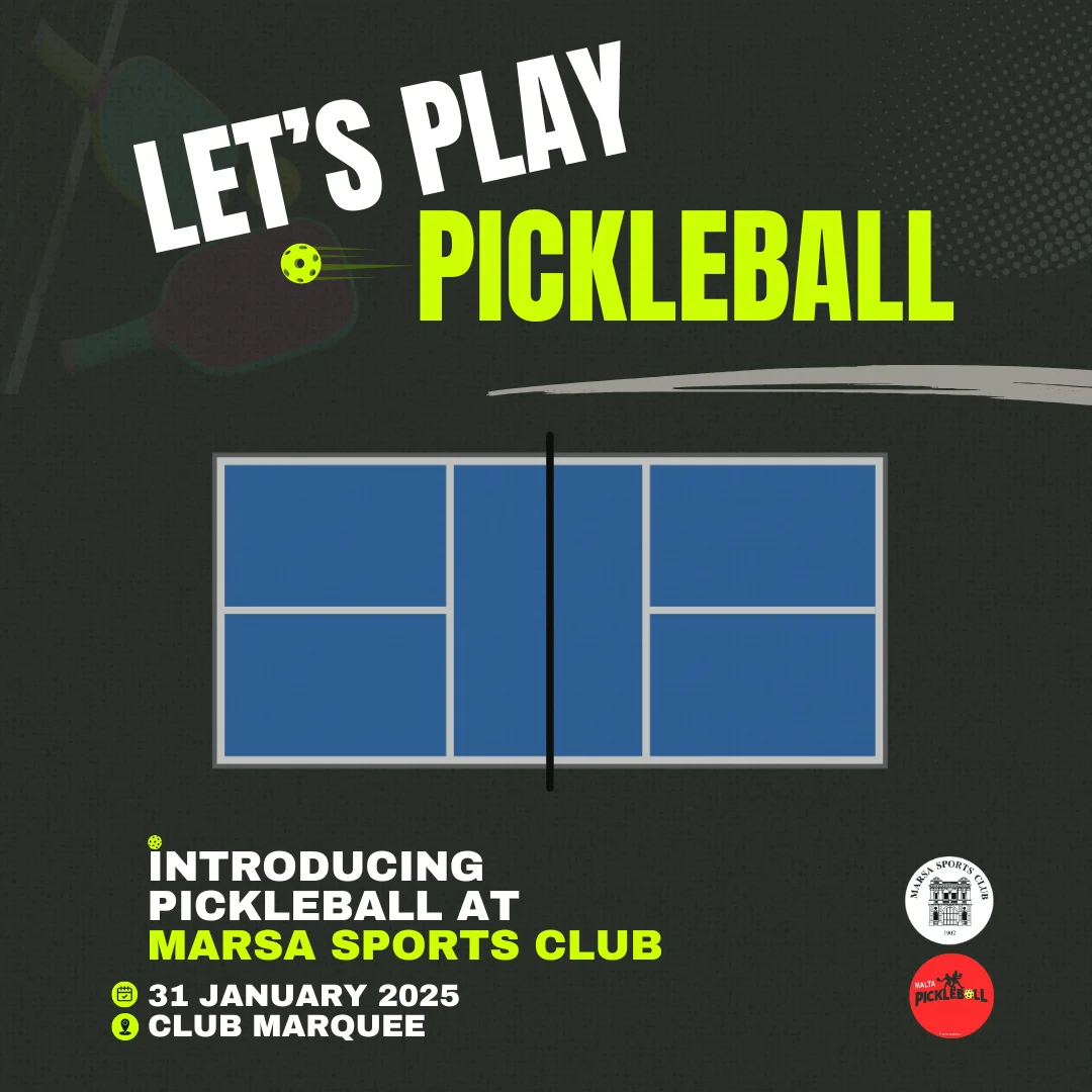 Pickleball Taster Event at Marsa Sports Club