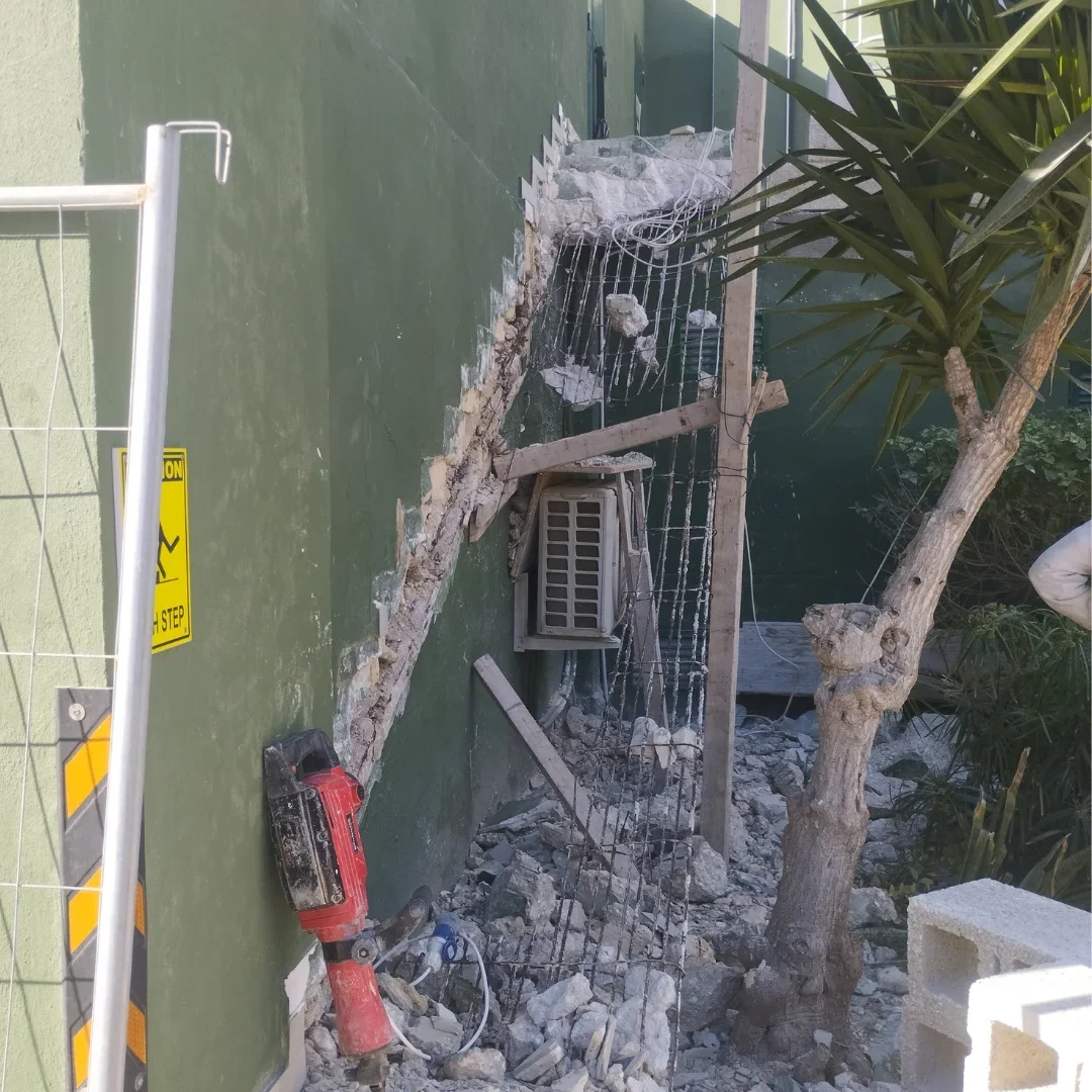 Substation room repair at Marsa Sports Club