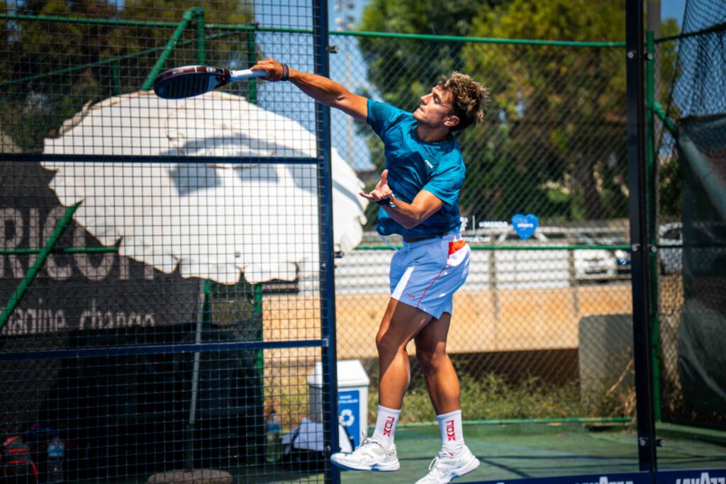 Jaime Menendez at Finductive Marsa Padel Open 2025