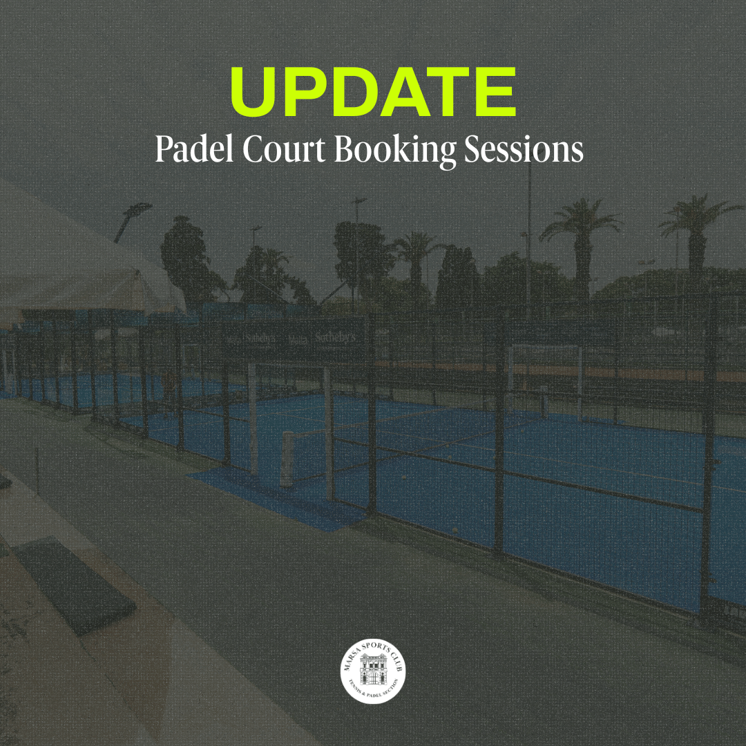 Optimised Summer Padel Schedule at Marsa Sports Club