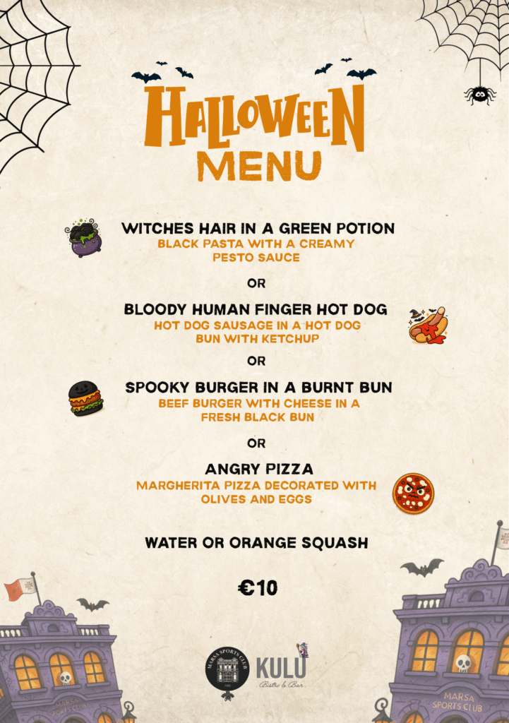 Halloween 2025 Menu web