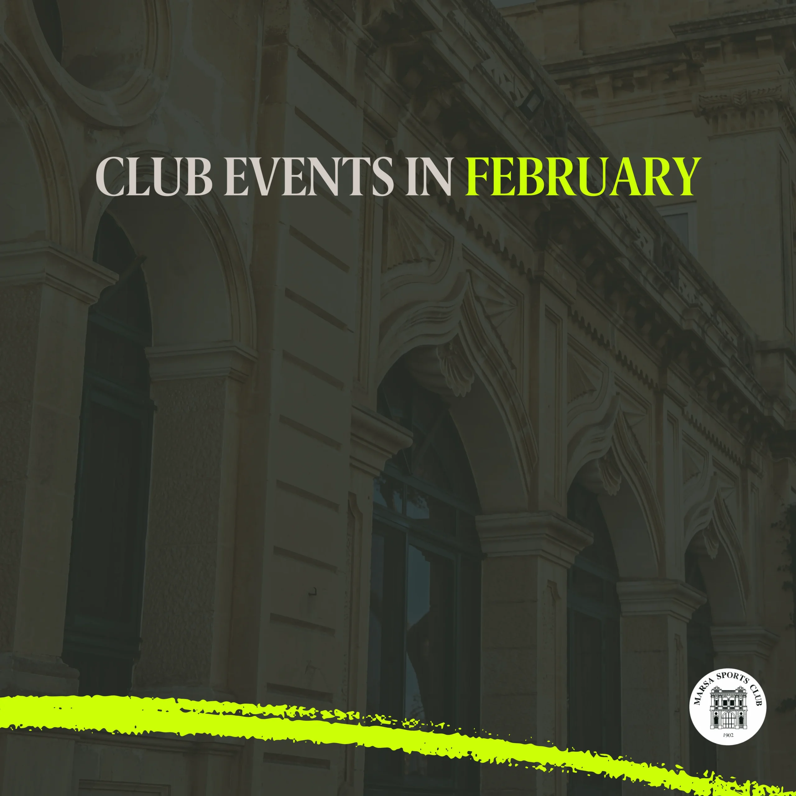 February at Marsa Sports Club: What’s On This Month