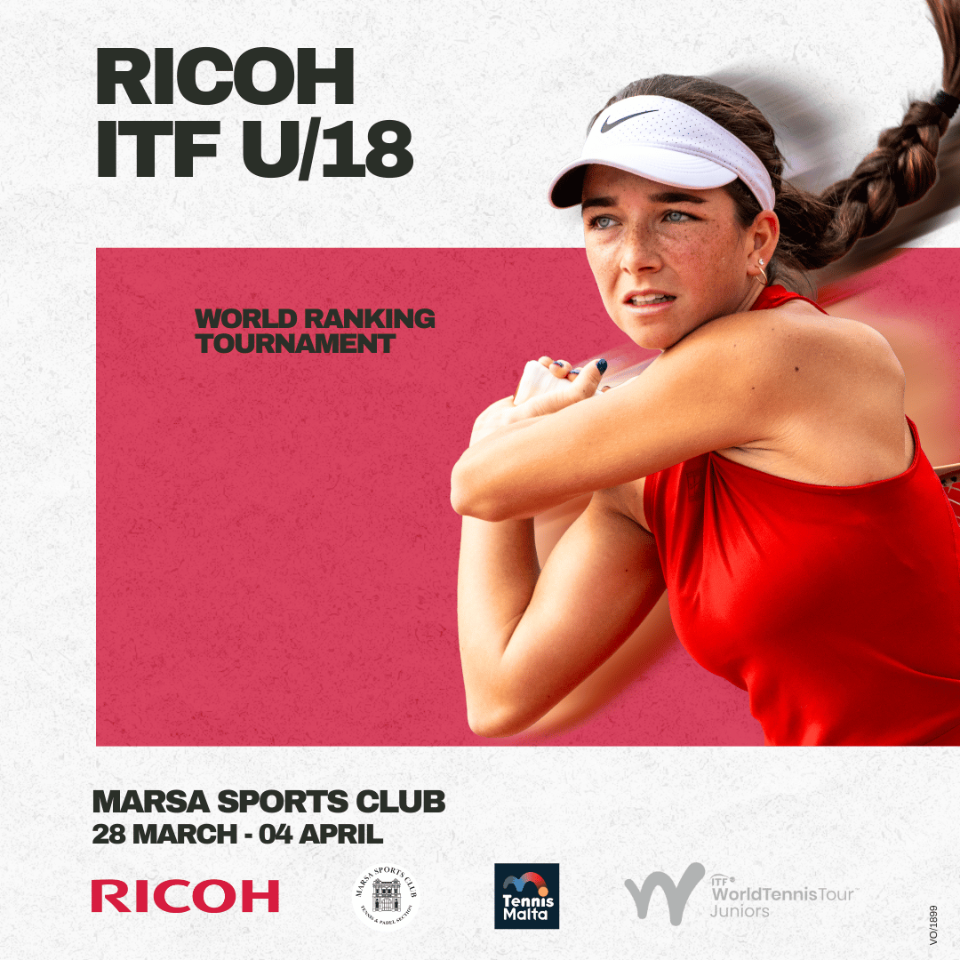 RICOH ITF U/18 World Ranking Tournament Comes to Marsa Sports Club