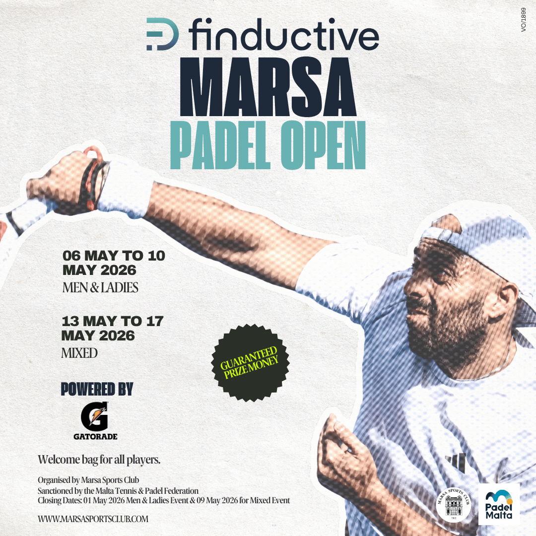 Finductive Marsa Padel Open Returns to Marsa Sports Club