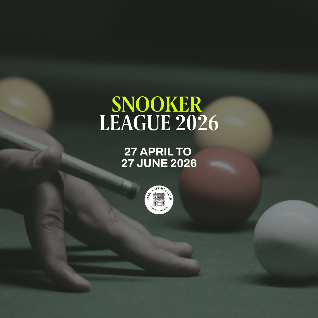 Snooker League 2026 – Snooker Section