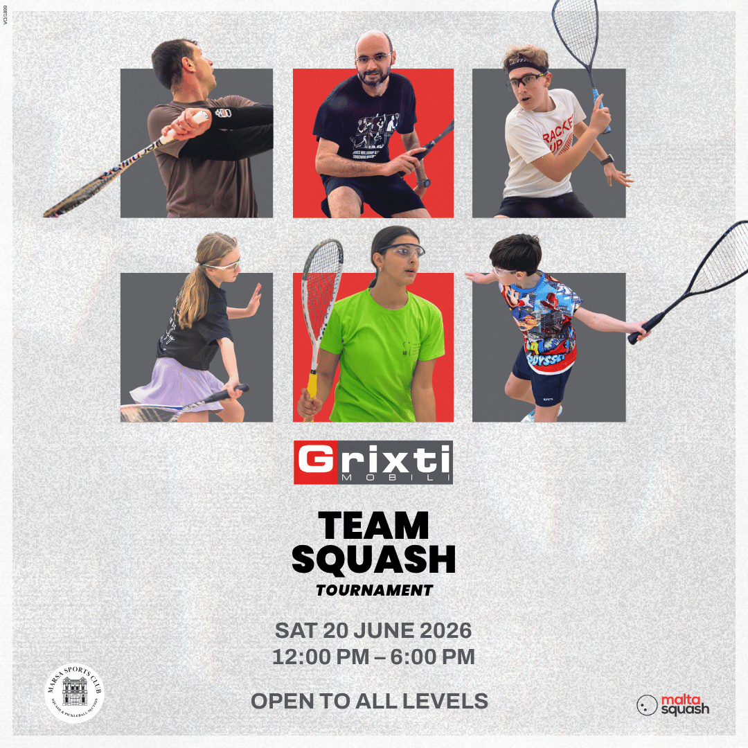 Grixti Mobili Team Squash Tournament: A One-Day Team Event at Marsa Sports Club