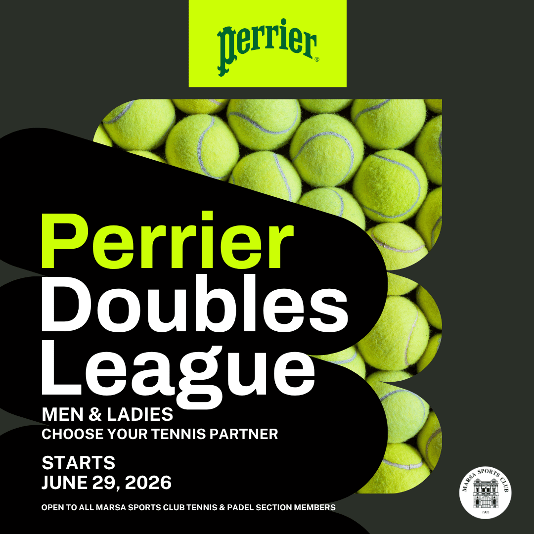 Perrier Doubles League 2026: Pick Your Partner, Play Your Level